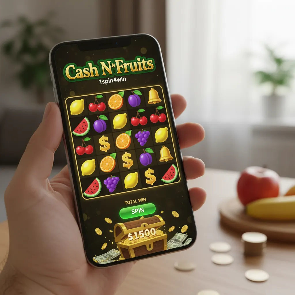 Cash N Fruits gameplay, Hold & Win mechanic on reels